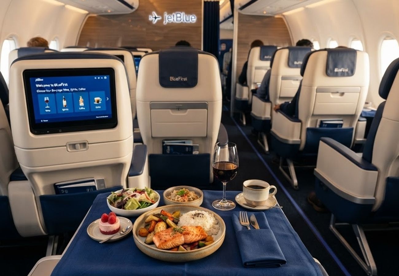 JetBlue Launches BlueFirst Premium Domestic First Class with Tuft & Needle Seating in 2026