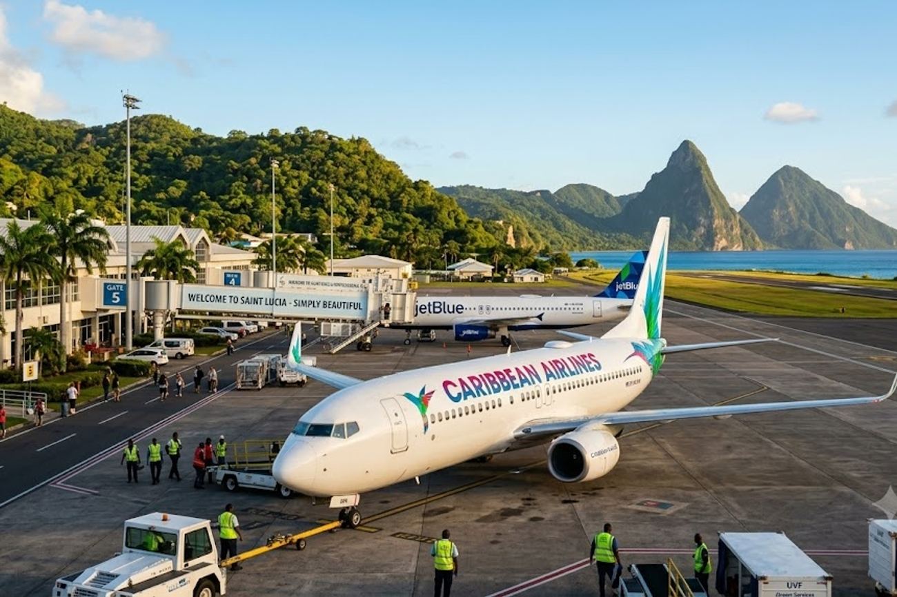 Kingston Aligns with Bridgetown as Caribbean Airlines and More Have Direct Flights Boosting Saint Lucia Tourism Connectivity