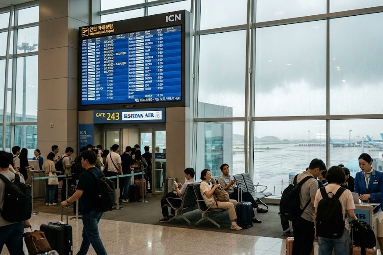 Korean Air Flight Delays Explained: How Weather and Airport Congestion Disrupt South Korea Travel