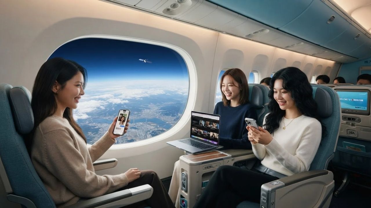 Korean Air Launches Free Starlink Satellite WiFi: In-Flight Connectivity and Passenger Guide