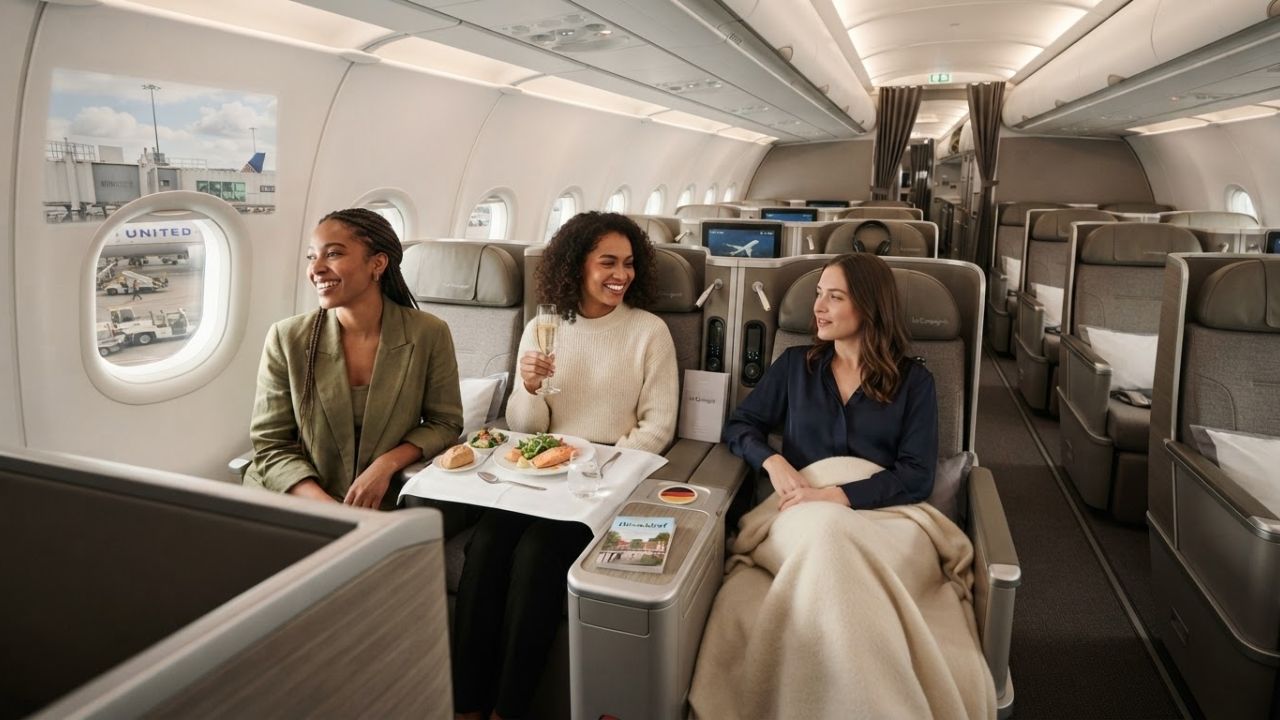 La Compagnie Launches Nonstop Newark to Düsseldorf Route with 76 All-Business-Class Lie-Flat Seats