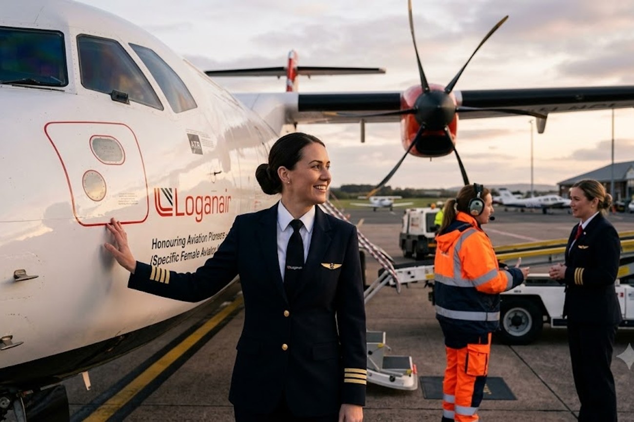 Loganair Honours Aviation Pioneer as Women Continue Shaping the Future of UK Air Travel