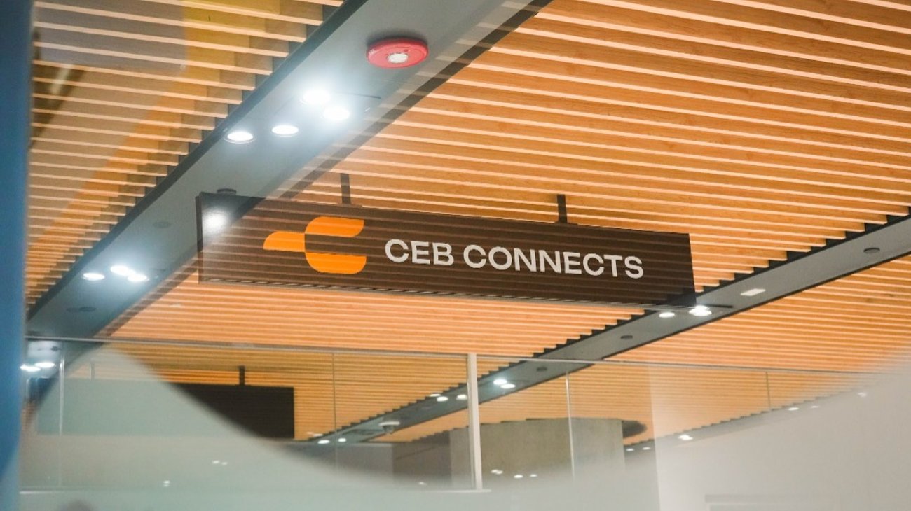 CEB Connects airport transfer signage at Mactan Cebu International Airport