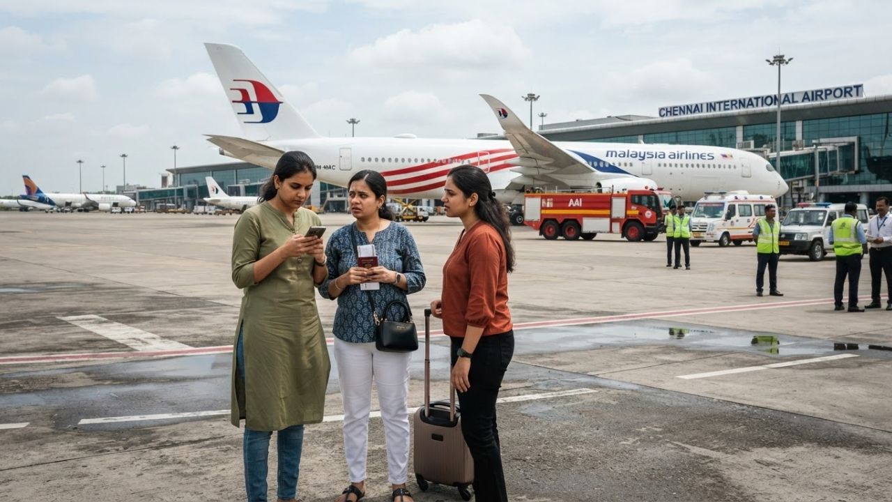 Malaysia Airlines MH156 Makes Emergency Landing in Chennai
