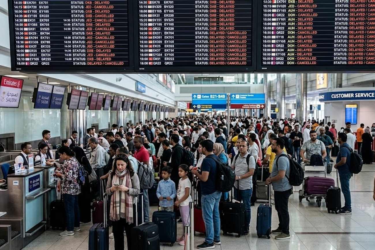 Middle East Airports Face 836 Delays and 28 Cancellations as Travel is Disrupted at Dubai, Jeddah and Others