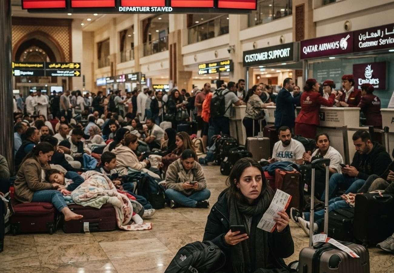 Middle East Aviation Crisis 2026: 910 Delays and 36 Cancellations Hit Dubai, Erbil and Saudi Airports