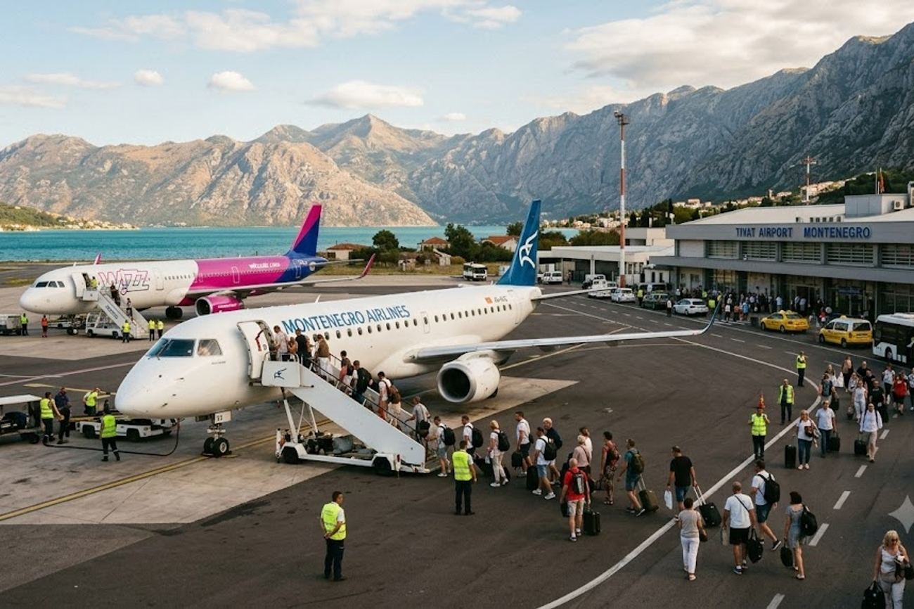 Montenegro Airports Surpass Three Million Passengers As Rising Demand Drives Travel Growth