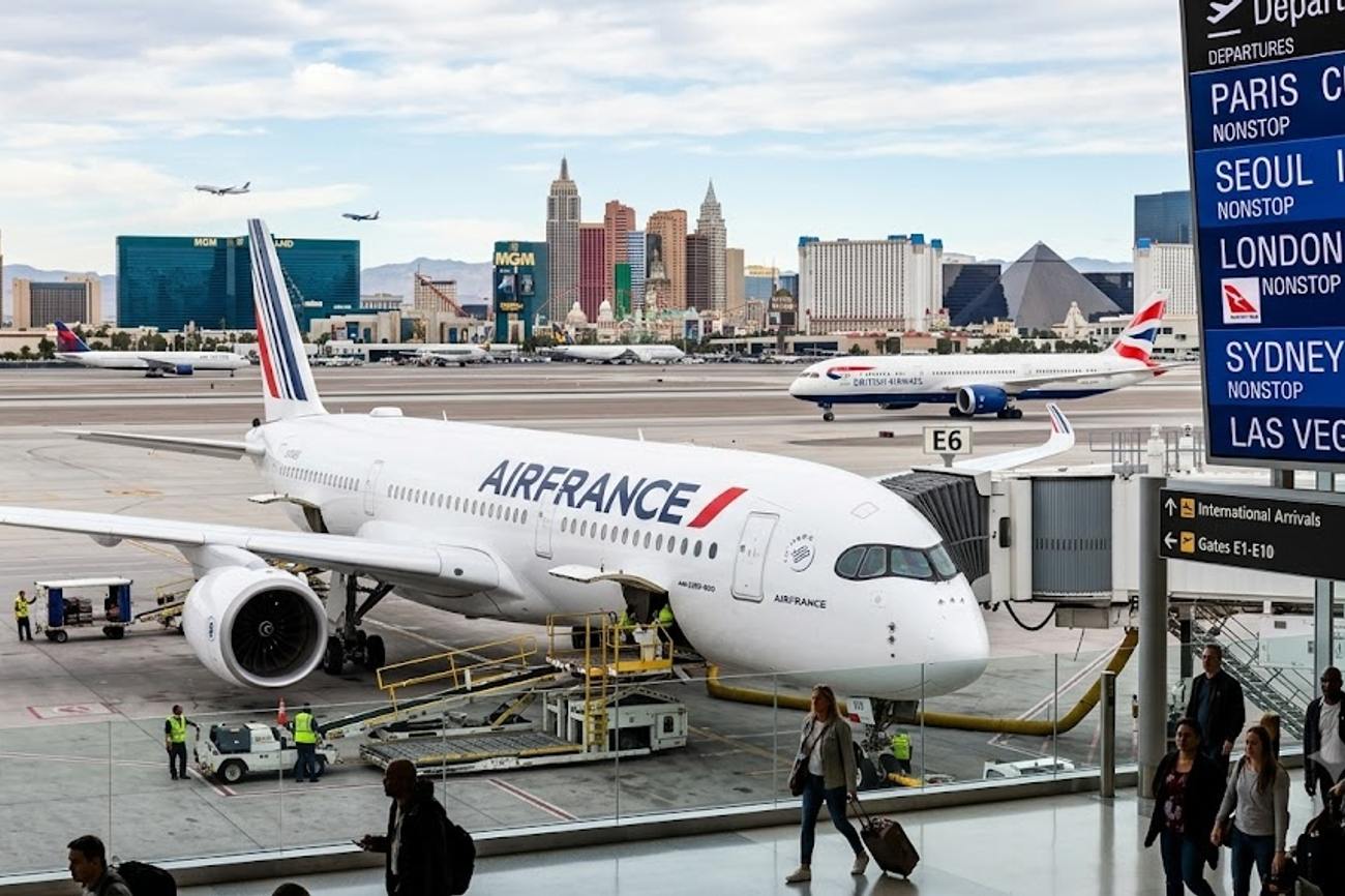 Paris Joins Seoul, London and More as Las Vegas Expands International Flight Network with Sydney Set to Become First Scheduled Australia Nonstop