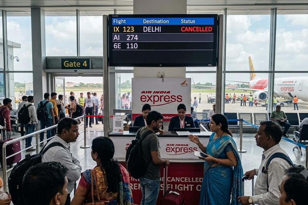 Patna to Delhi Flight Cancelled as Air India Express Faces Operational Disruption