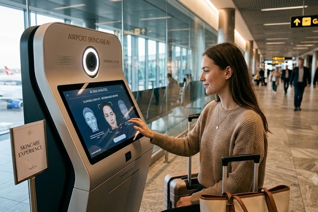 Prague Joins Rome and Amsterdam Airports Introduce AI Skincare Experiences for Travellers