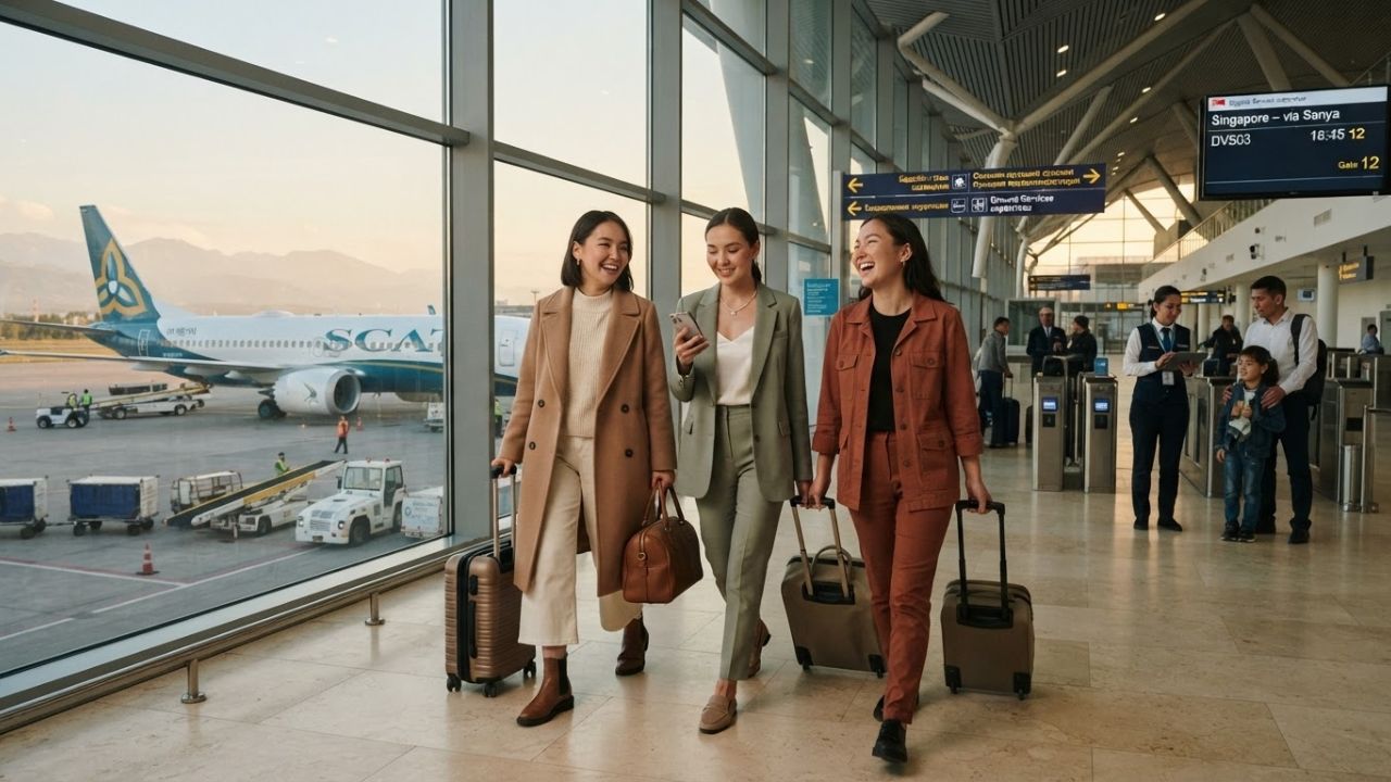 SCAT Airlines Launches Shymkent to Singapore Flights via Sanya: Kazakhstan Aviation Hub Expansion 2026