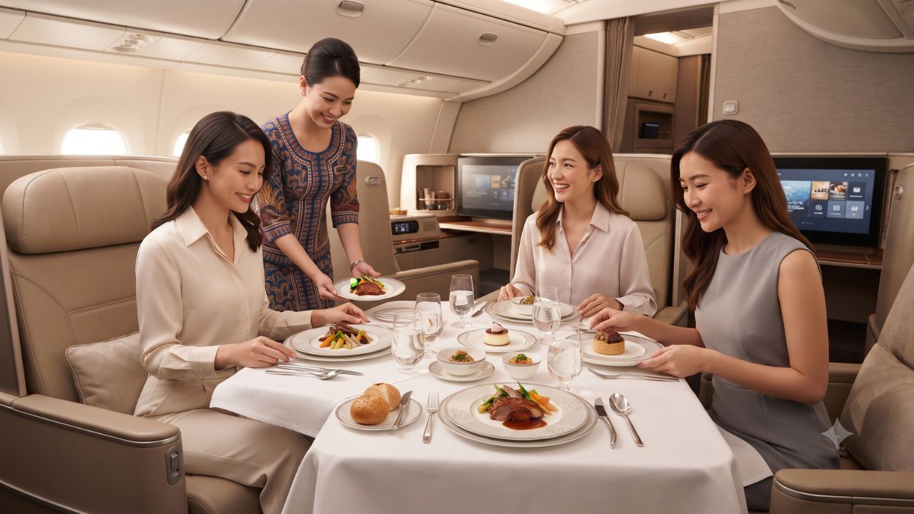 Singapore Airlines Unveils Luxury Dining Overhaul: 100 New Dishes, Christofle Tableware, and Premium Cabin Guide 2026