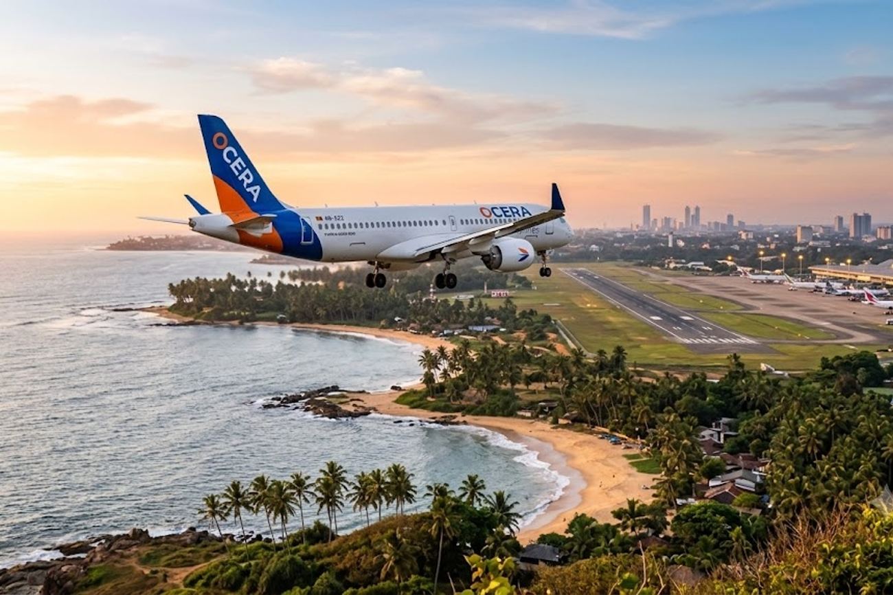 Sri Lanka Tourism Eyes New Air Connectivity as OCERA Airlines Plans Airbus A220 Expansion Across Asia and Middle East