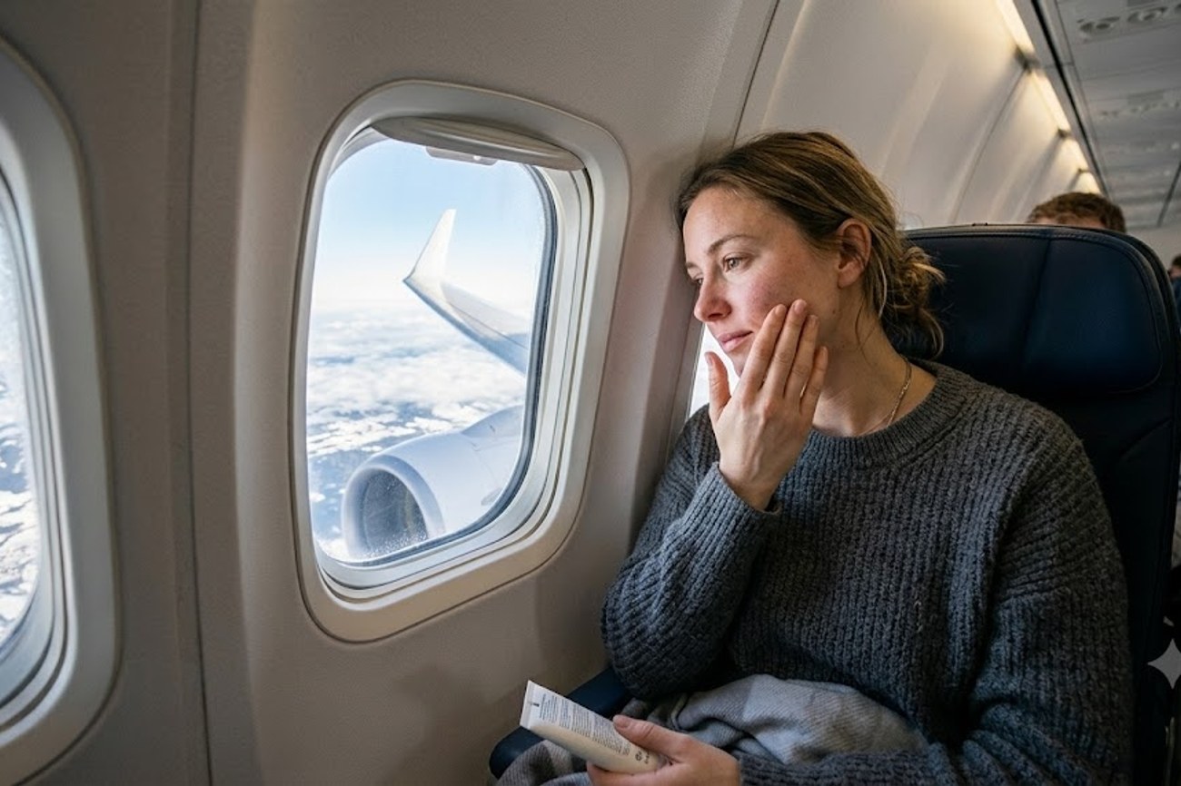 The One Plane Seat Beauty Experts Say Could Be Worst for Your Skin as Winter Getaways and Christmas Market Trips Begin