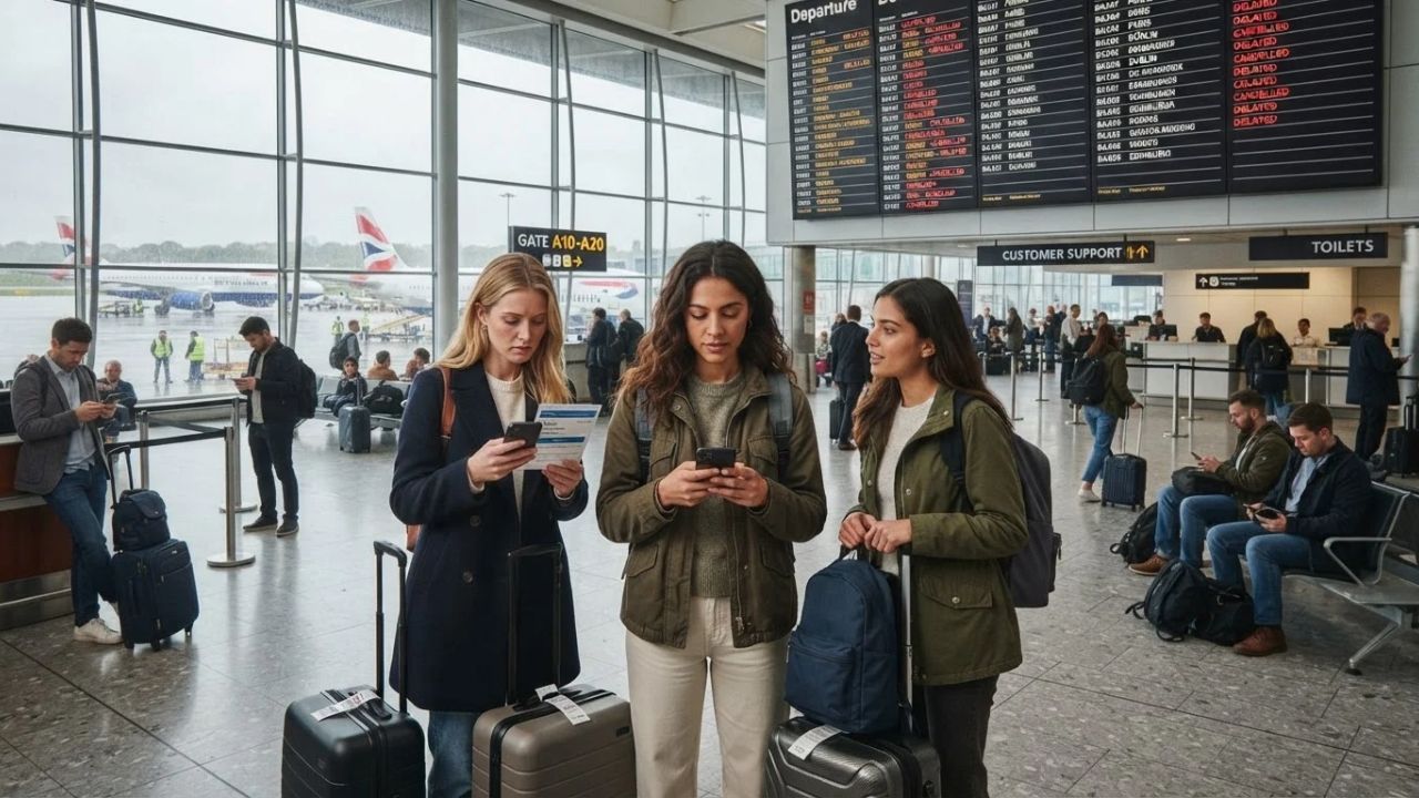 UK Airport Disruption Advisory: Heathrow Delays, UK261 Compensation Rights, and Digital Rebooking Tactics