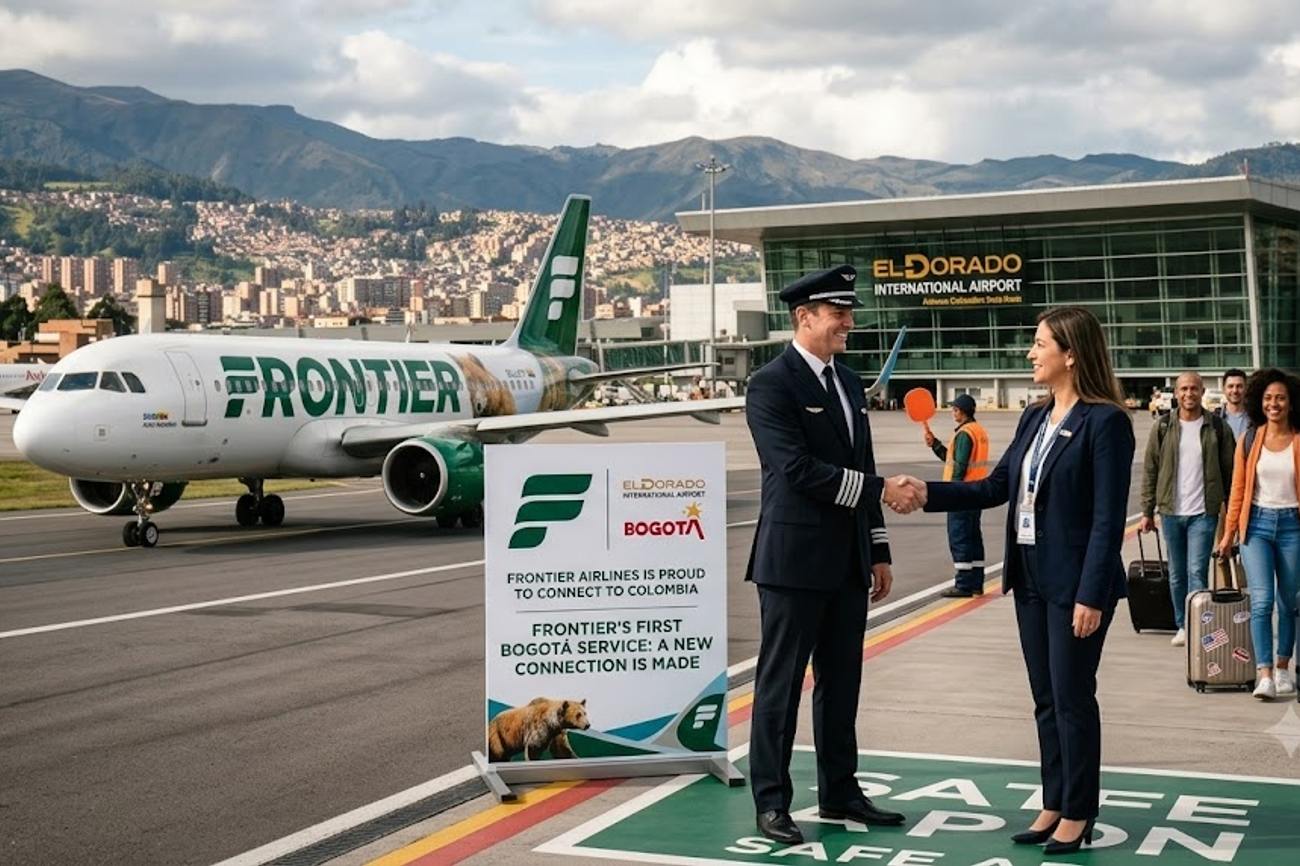 US Travel Connections Grow as Frontier Airlines Expands South America Network With First Colombia Routes