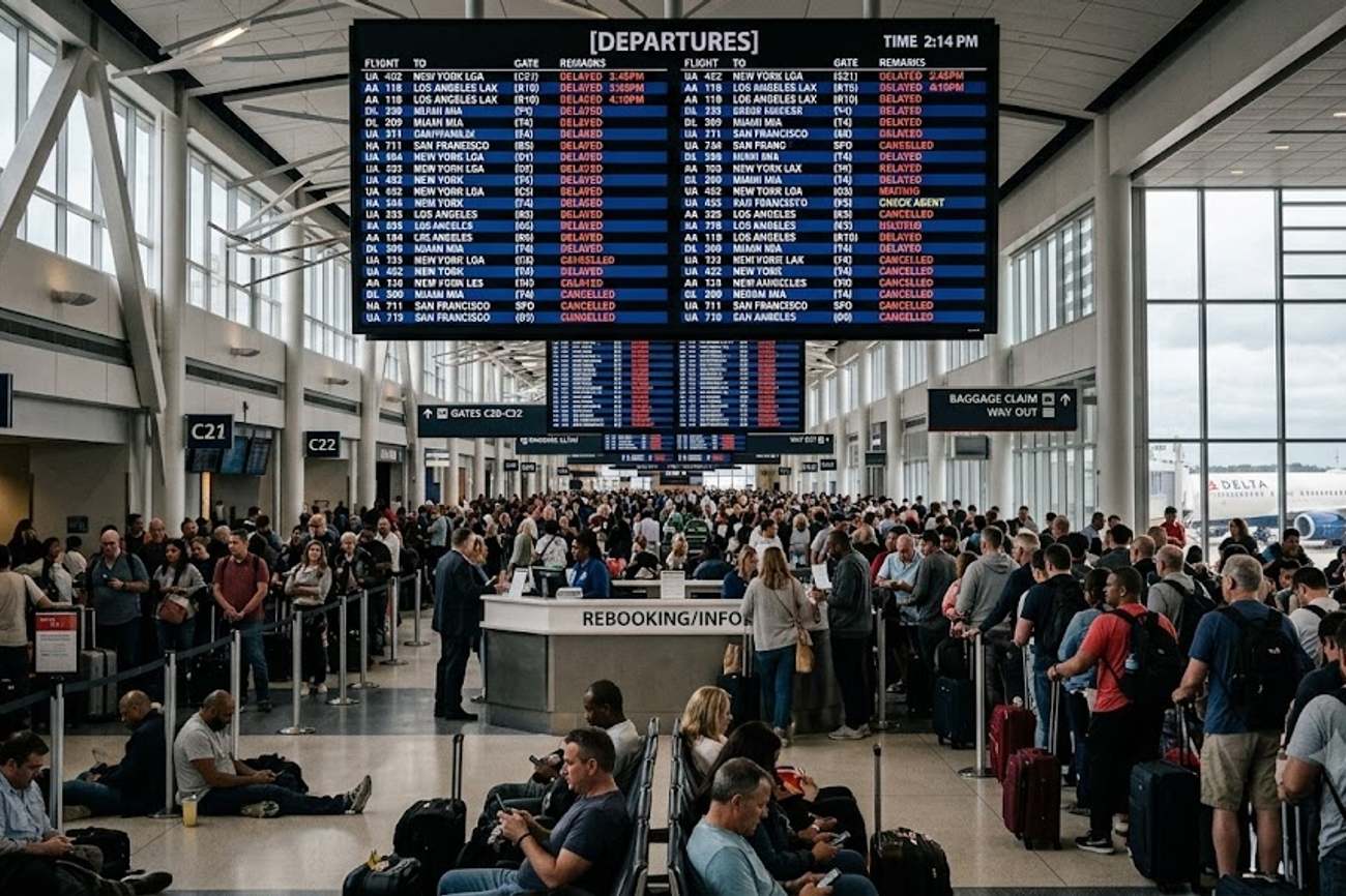 USA Travel Alert as FAA Outage Disrupts Six Airports and Triggers Major Flight Delays