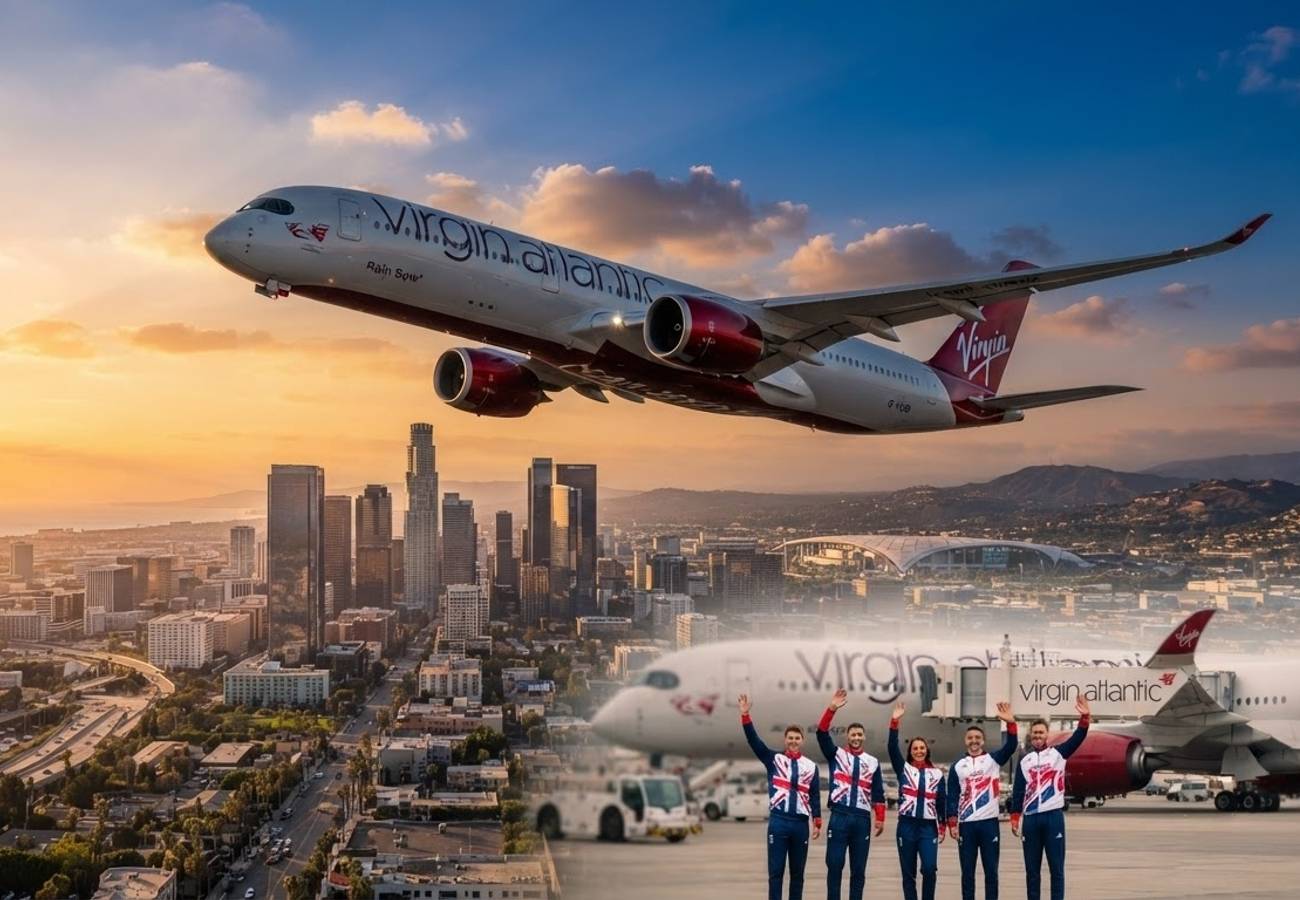 Virgin Atlantic Named Official Airline Partner for Team GB and ParalympicsGB Los Angeles 2028 Games