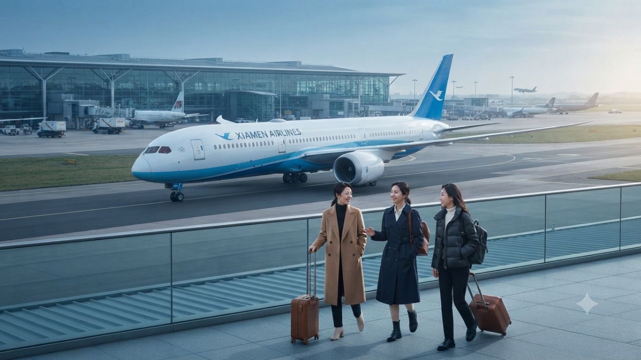 Xiamen Airlines Extends Direct London Heathrow Service Through March 2027: Boeing 787-9 Flight Schedule & Transit Guide