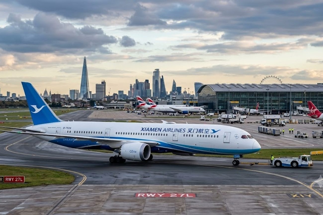 Xiamen Airlines Launches First Direct Passenger Service Between Fujian and London Heathrow