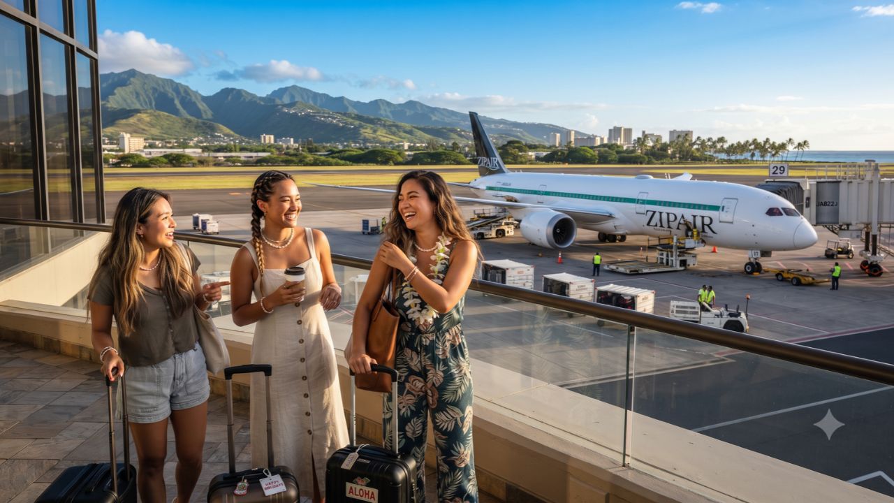 ZIPAIR Expands Tokyo to Honolulu Flights for New Year Peak: Japan Hawaii Winter Travel Guide 2026-2027