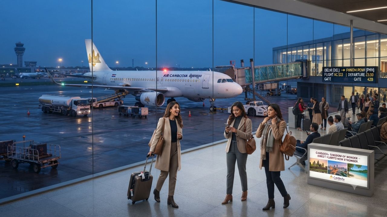 Air Cambodia Expands India Routes With Third Weekly Delhi–Phnom Penh Nonstop Flight From December 2026