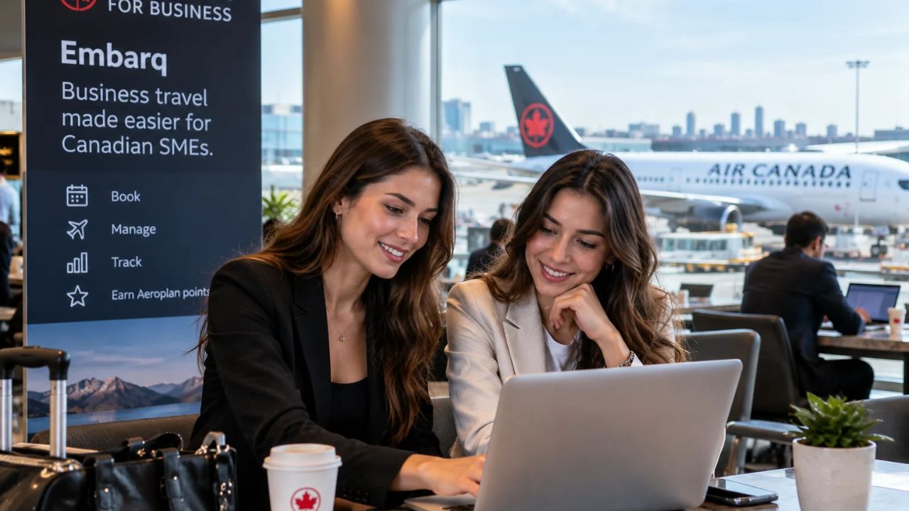 Air Canada Launches Embarq: Zero-Fee Business Travel Platform with 50% Aeroplan Bonus for Canadian SMEs