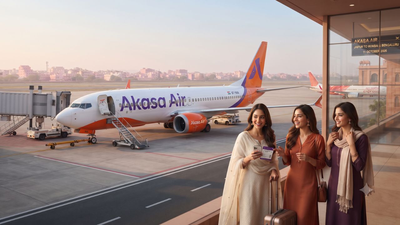 Akasa Air Penetrates Rajasthan Aviation Market with Daily Jaipur Services and October Udaipur Launch