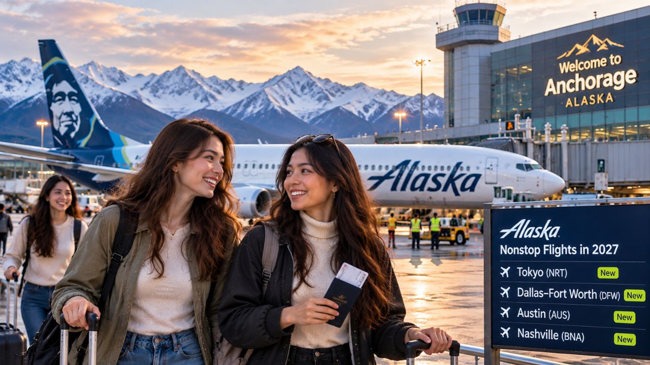 Alaska Airlines 2027 Route Expansion: Nonstop Anchorage Flights to Tokyo, Dallas, Austin, and Nashville