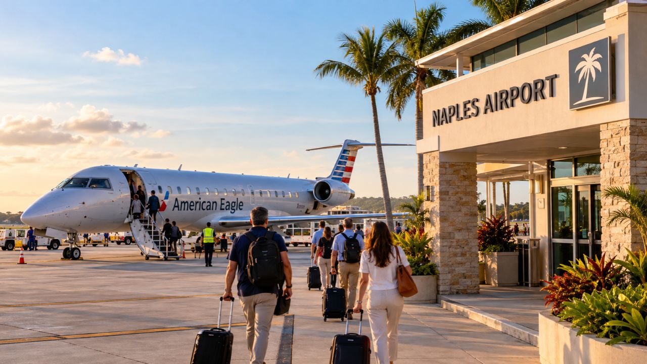 American Airlines Resumes Naples Airport Service After 25 Years: Daily Charlotte Flights, CRJ-700 Fleet, and $4.5M Terminal Upgrades