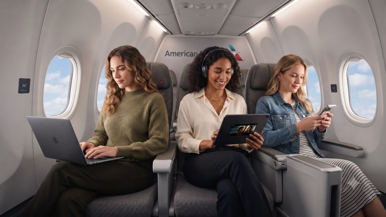 American Airlines Equips 1,000 Mainline Aircraft with 1 Gbps Starlink Wi-Fi from 2027