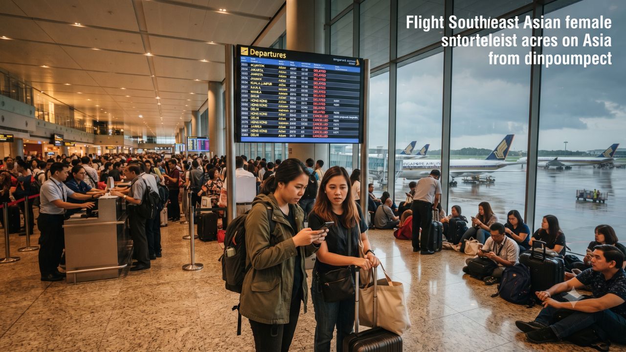Asia Aviation Disruption: Over 4,400 Delays and 270 Cancellations Shake Regional Hubs