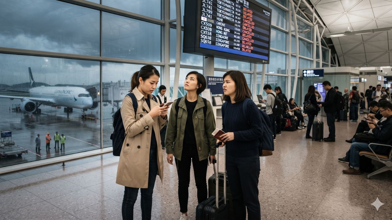 The Twin Vortices of Asian Airspace: Super Typhoon Champi and Red Sea Security Alerts Trigger 2,689 Flight Disruptions