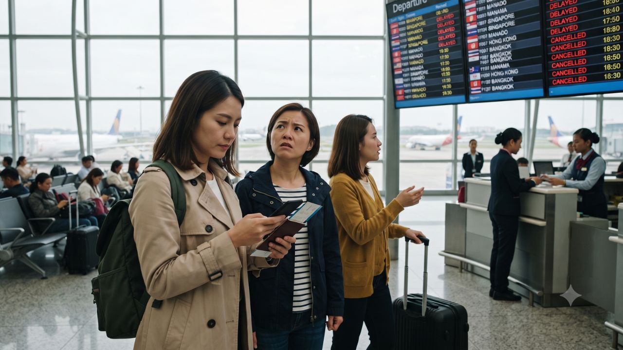 Asia Aviation Disruption 2026: Over 2,970 Flight Delays and 220 Cancellations Across Major Hubs
