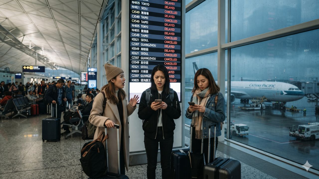 Typhoon Champi Paralyzes Asian Skies: 1,090 Flight Cancellations and 4,878 Delays Strike Shanghai, Taipei, and Okinawa