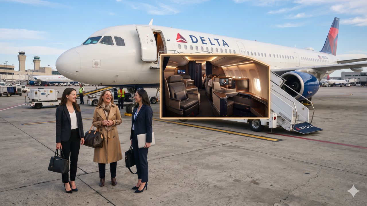 Inside Delta's Secret Flying Clubhouse: The Custom Airbus A321neo Built for 7-Foot NBA Giants