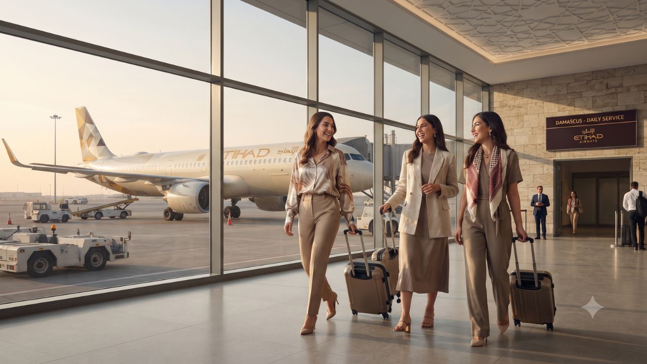 Etihad Airways Expands Abu Dhabi to Damascus Route to Daily Flights in November 2026