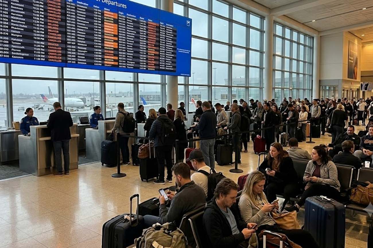 Flights Cancelled Across The United States As Dallas, Denver, And More Airports Face 322 Cancellations And 2,165 Delays