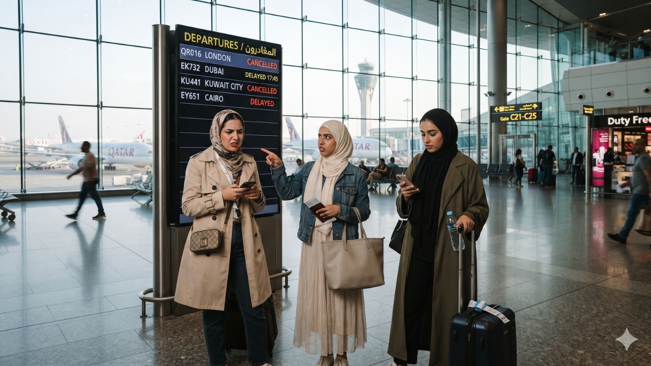 Gulf Air Corridors Under Pressure: 1,453 Flight Delays and 80 Cancellations Ripple Across Dubai, Jeddah, and Cairo