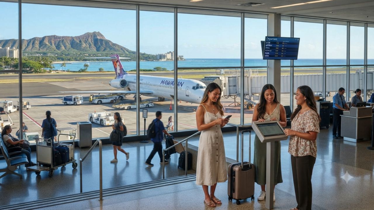 Hawaiian Airlines Implements 50-Minute Neighbor Island Check-In Rule for Interisland Travel