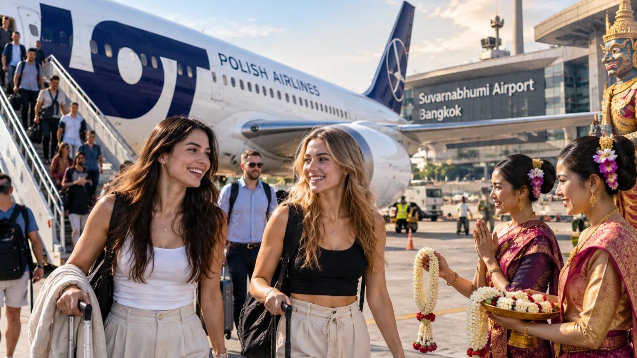 LOT Polish Airlines Launches First Direct Warsaw–Bangkok Flights with 1,260 Weekly Winter Seats