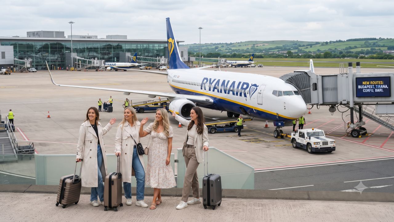 Ryanair Expands Leeds Bradford Network for Summer 2027 with Direct Routes to Budapest, Tirana, Corfu, and Bari