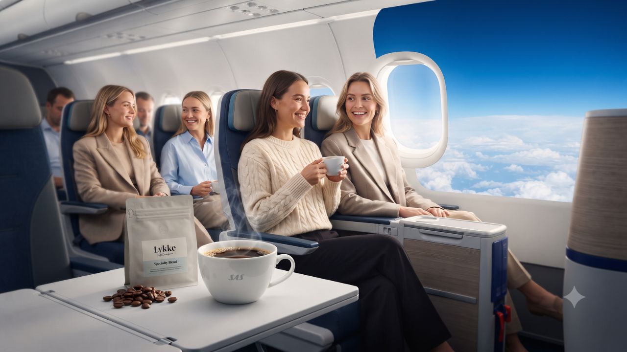 SAS Reinvents Inflight Coffee With Lykke Farms: 35,000-Foot Brewing Across Global Fleet