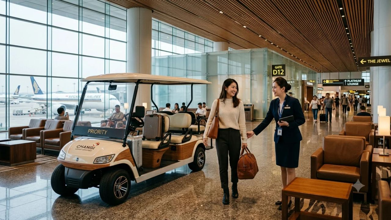 Singapore Airlines, Air Canada, and Emirates Elevate Airport Luxury: Changi Buggy Trials, DXB Lounges, and European VIP Terminals