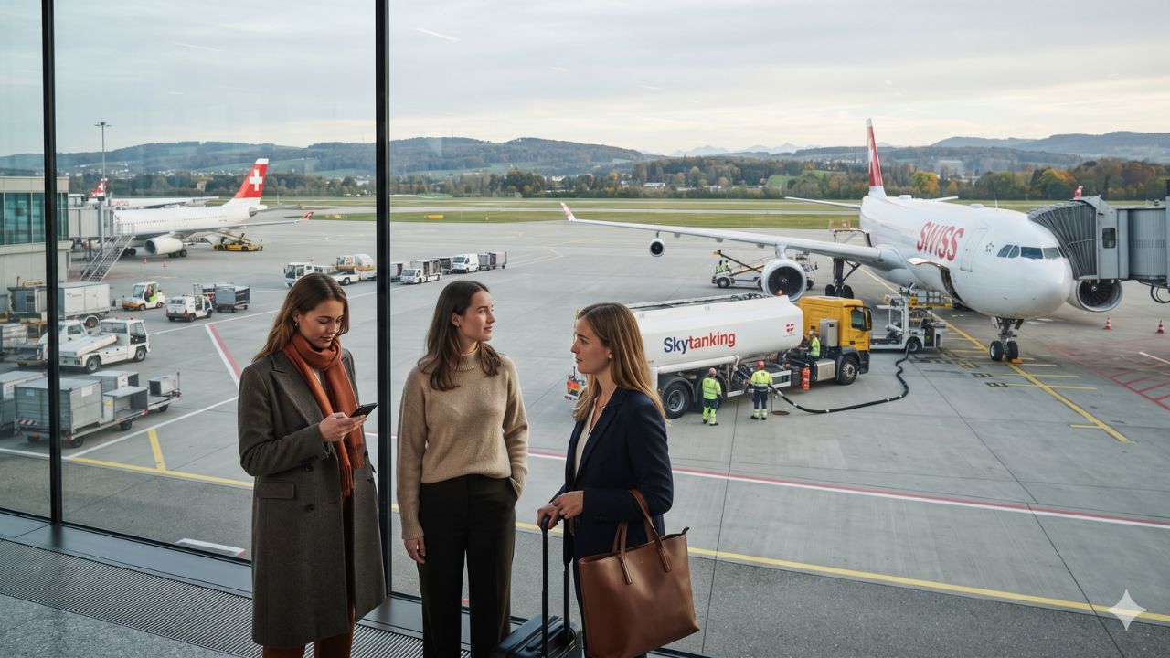Switzerland Taps Emergency Jet Fuel Reserves: Rhine River Drought and German Rail Delays Threaten Zurich Airport Hub