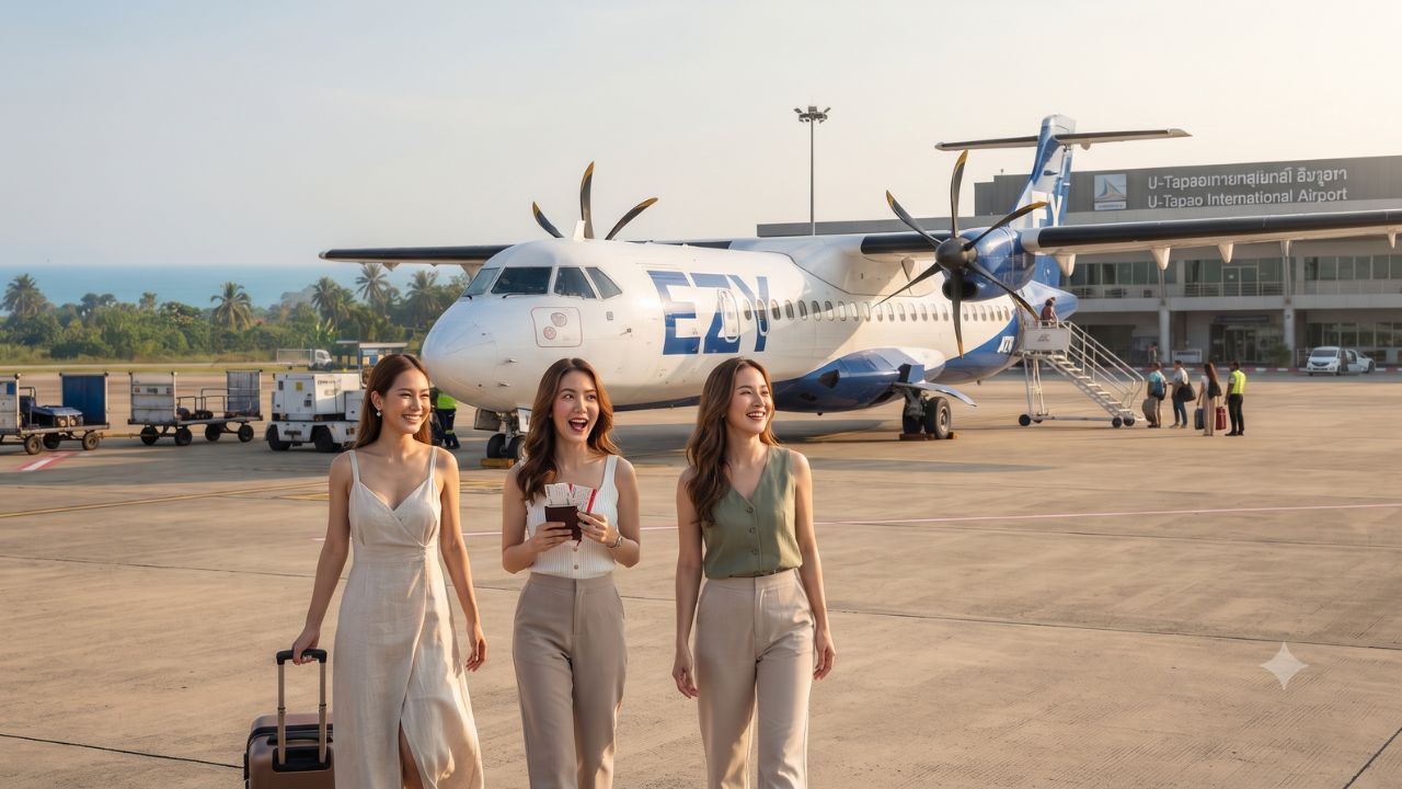 EZY Airlines Links U-Tapao With Hua Hin and Surat Thani: Point-to-Point Regional Aviation Bypasses Bangkok