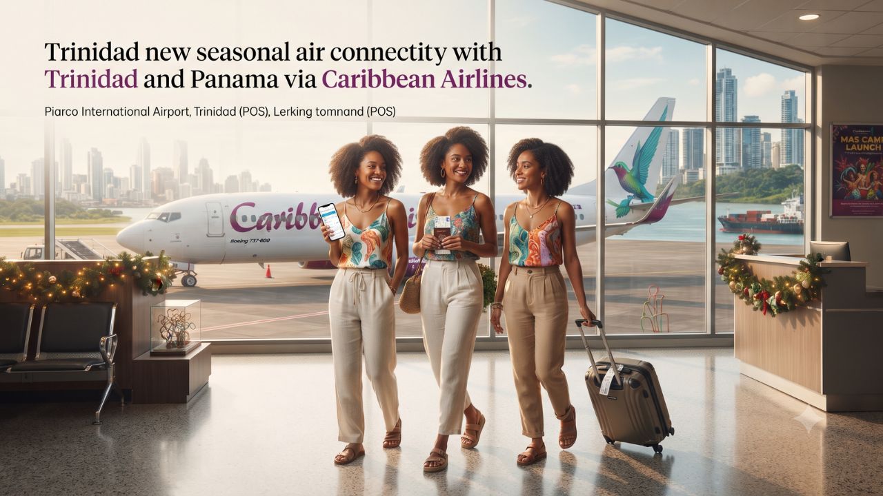 Trinidad and Tobago to Panama Seasonal Flights: Caribbean Airlines Connects Christmas and Carnival 2026-2027