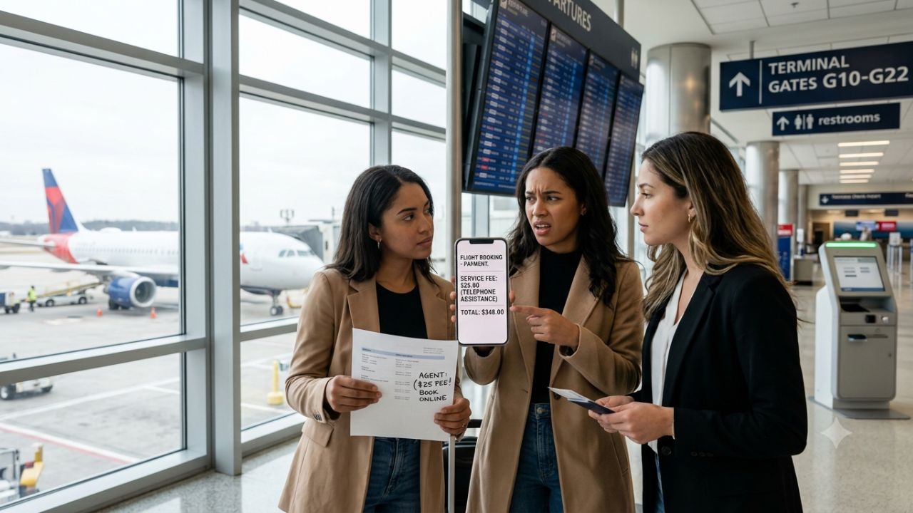 US Airlines Phone-Booking Fees Scrutiny: American, United, JetBlue, and Allegiant Charge Travelers Extra for Reservations