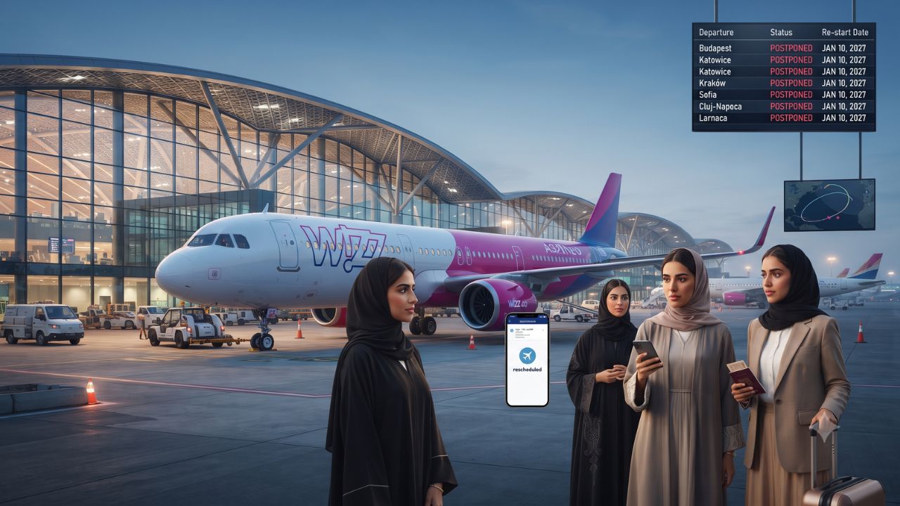Wizz Air Delays Six Abu Dhabi Routes to January 2027 Over Iraqi Airspace Detours: Flight Planning Guide
