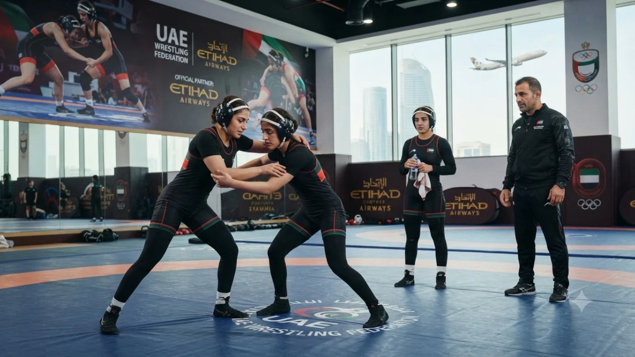 Etihad Airways Partners with UAE Wrestling Federation: Sports Diplomacy Anchors Gulf Aviation Growth
